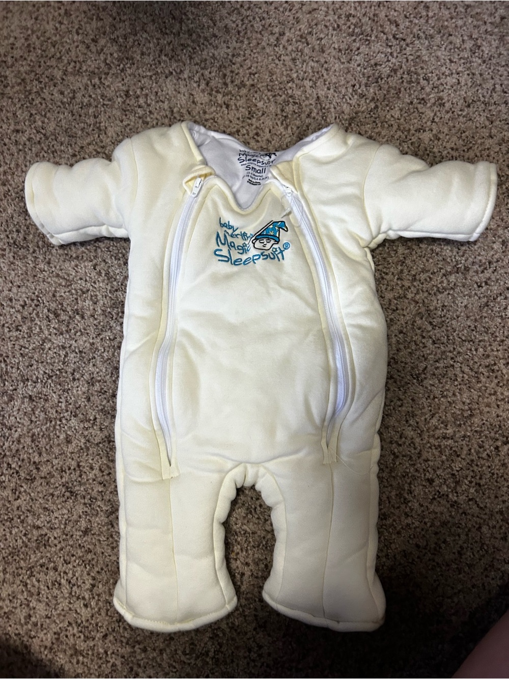 Baby Magic Sleepsuit Pale Yellow Infant Sleep Sack